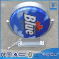 Customized advertising business light box backlit round sign